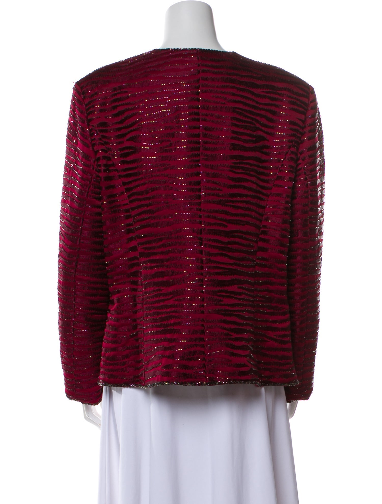 LILLIE RUBIN Striped Jacket