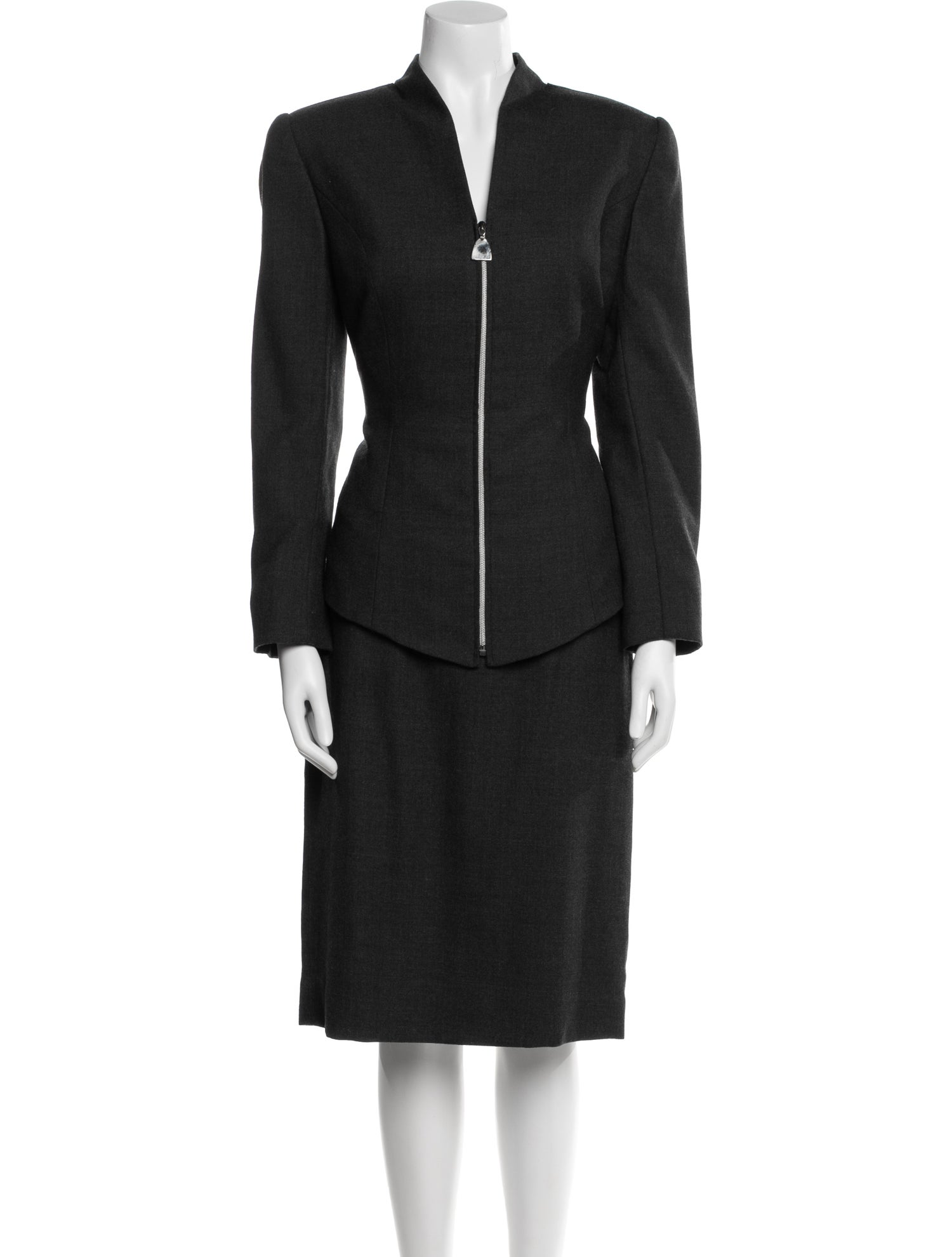 LILLIE RUBIN Wool Skirt Set