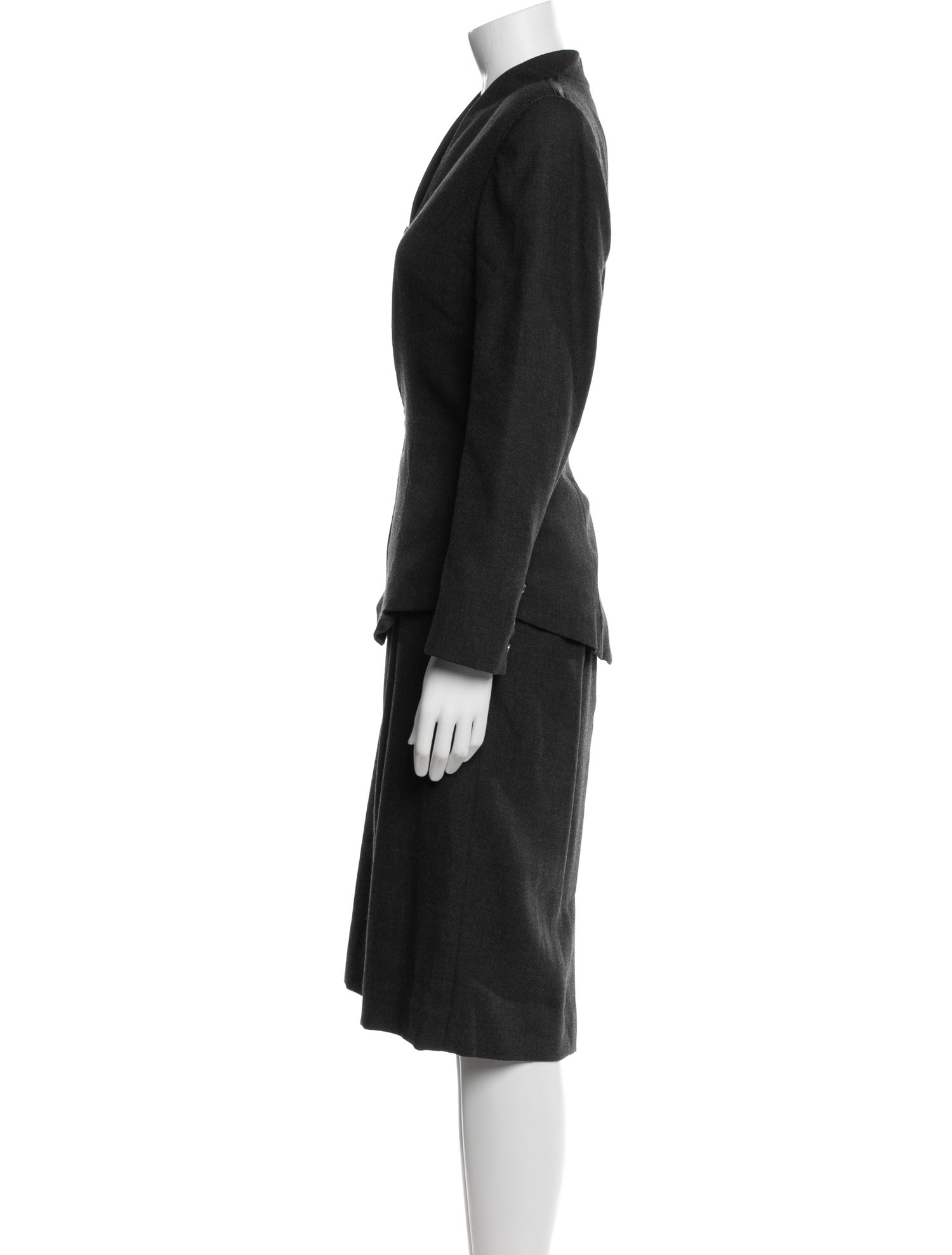 LILLIE RUBIN Wool Skirt Set