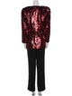 LILLIE RUBIN Sequin Patterned Pantsuit