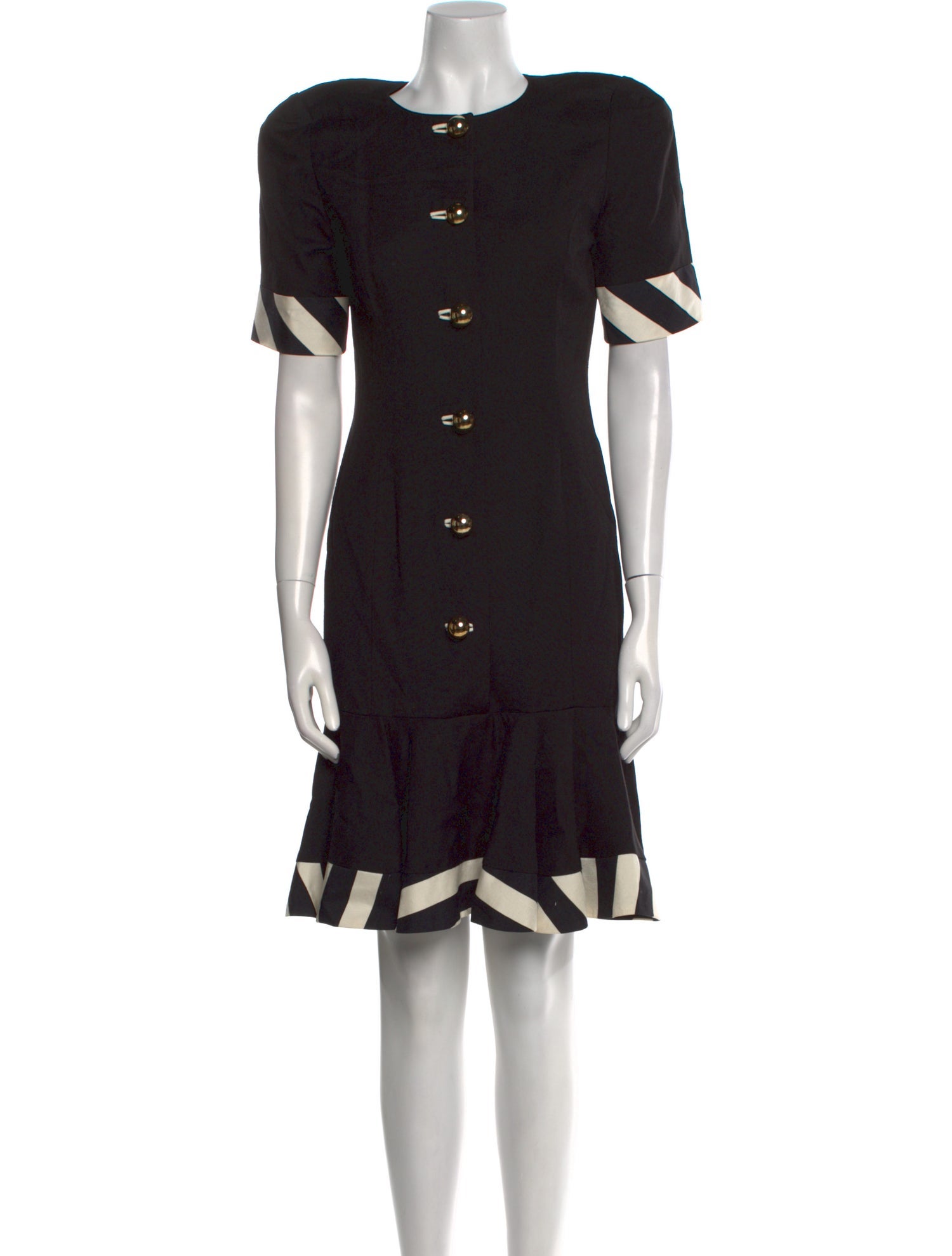 LILLIE RUBIN Crew Neck Knee-Length Dress