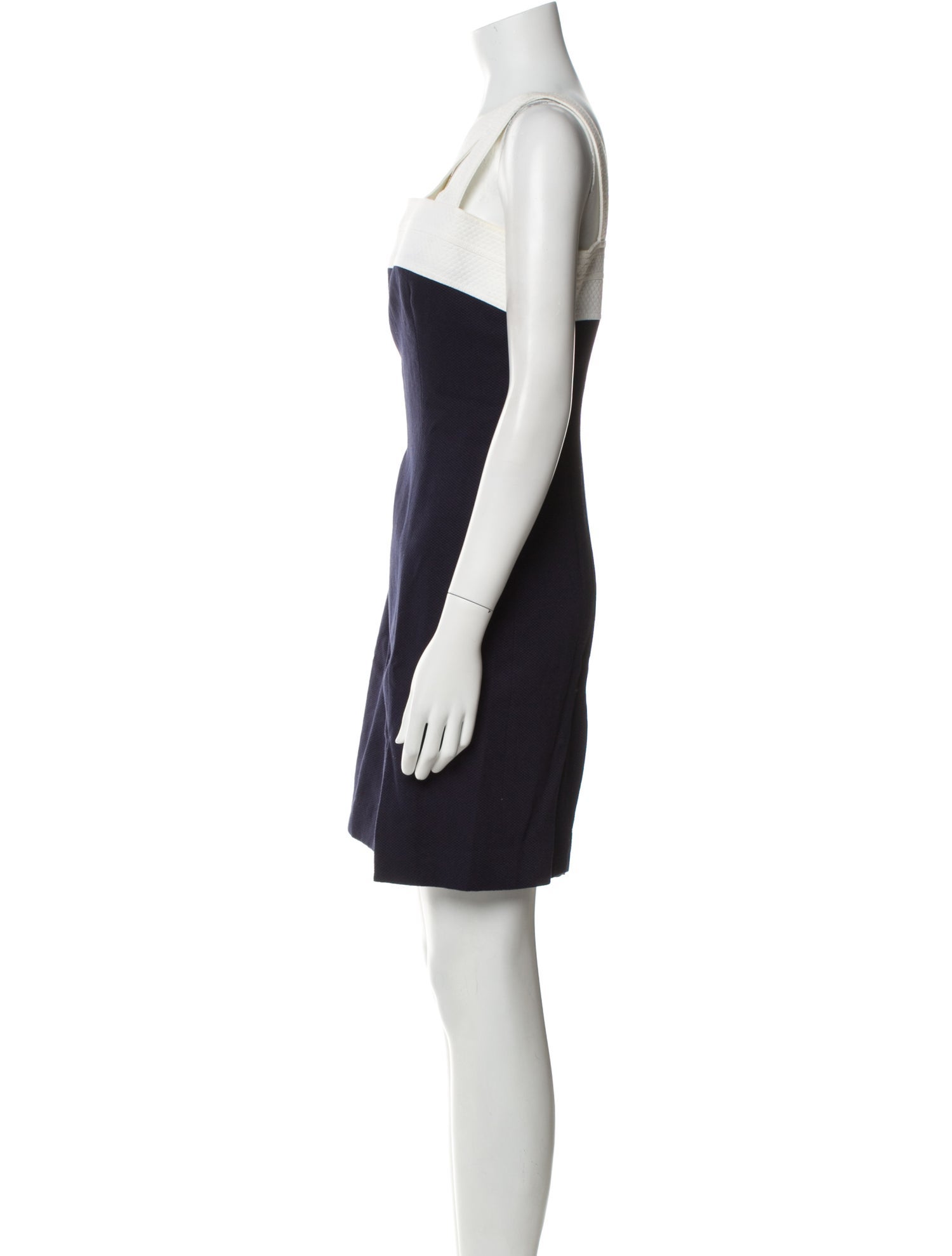 LILLIE RUBIN Square Neckline Mini Dress