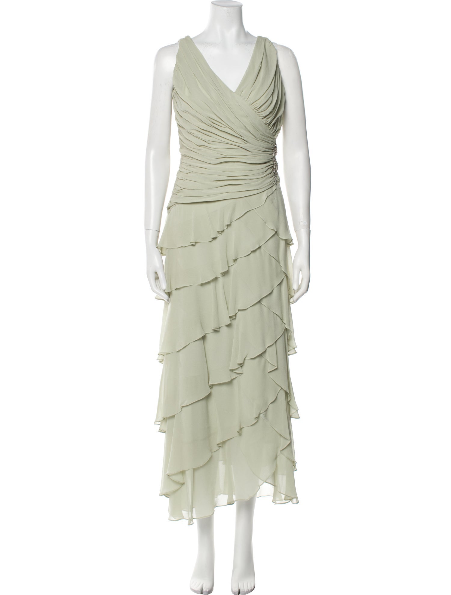 LILLIE RUBIN Silk Long Dress