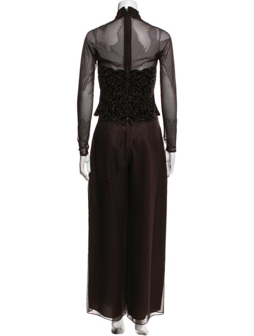 LILLIE RUBIN Glitter Accents Pant Set