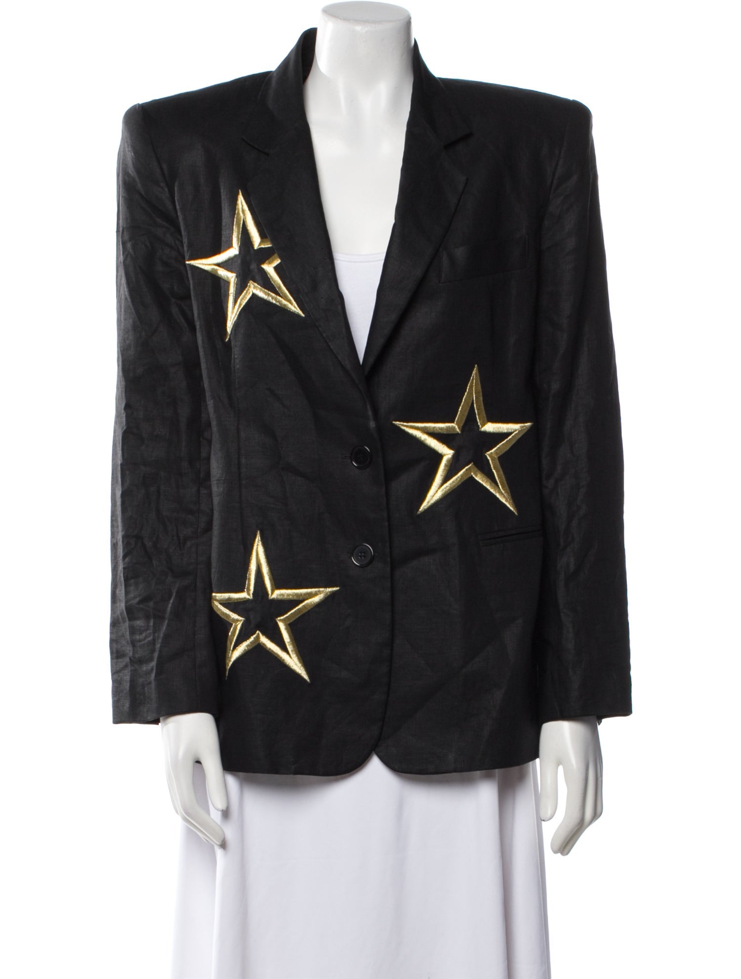 LILLIE RUBIN Linen Blazer