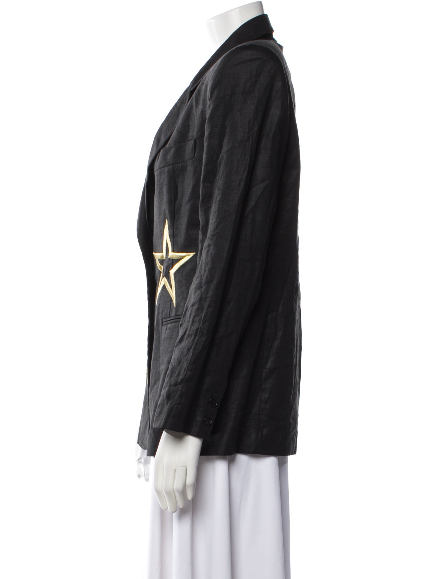 LILLIE RUBIN Linen Blazer