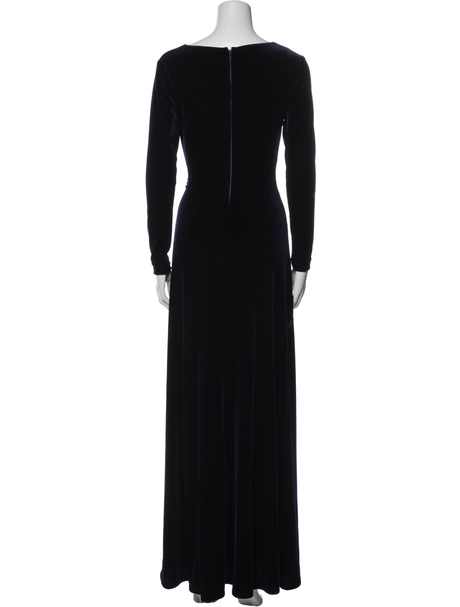 LILLIE RUBIN V-Neck Long Dress