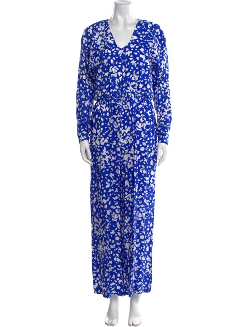 LILLIE RUBIN Silk Printed Jumpsuit