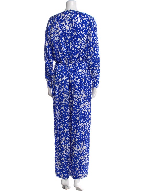 LILLIE RUBIN Silk Printed Jumpsuit