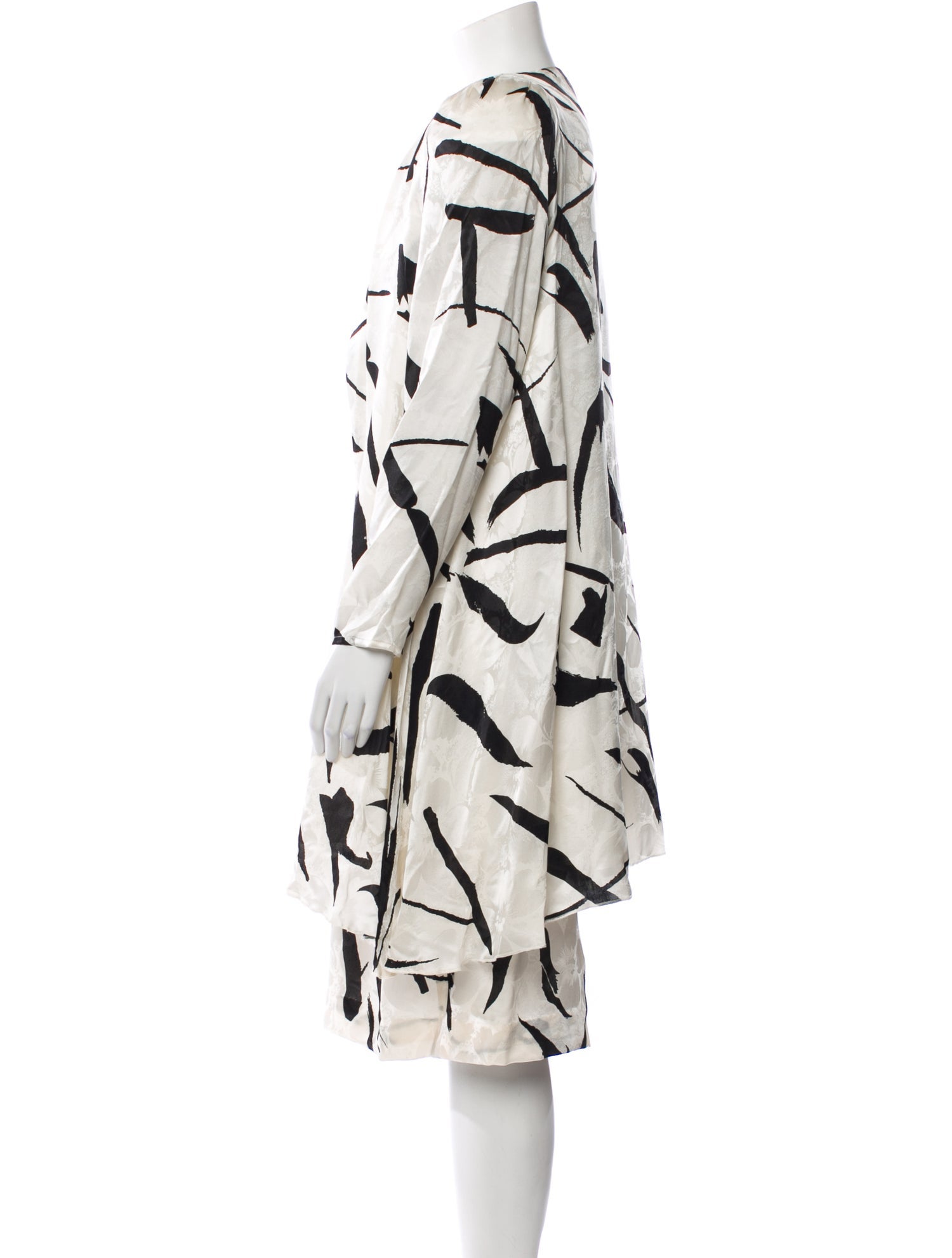 LILLIE RUBIN Silk Printed Dress Set