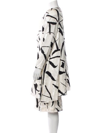 LILLIE RUBIN Silk Printed Dress Set