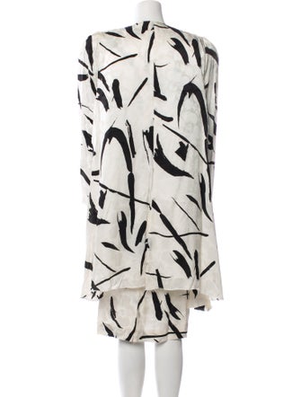 LILLIE RUBIN Silk Printed Dress Set