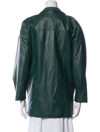 LILLIE RUBIN Leather Blazer