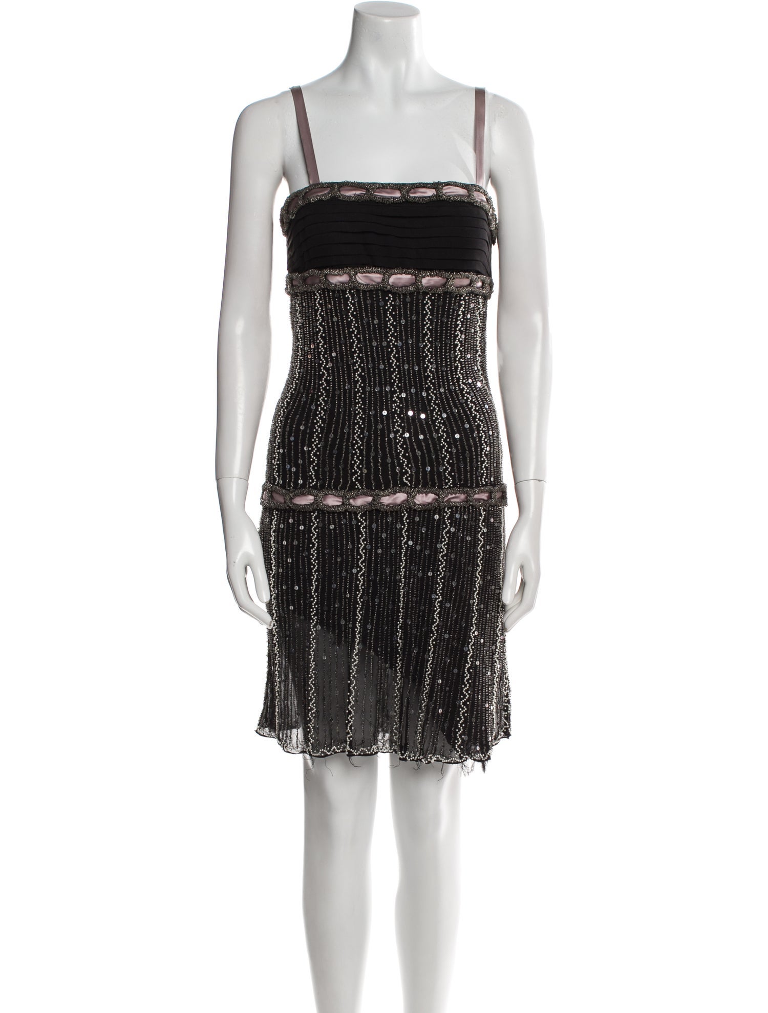 LILLIE RUBIN Silk Mini Dress