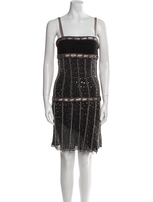 LILLIE RUBIN Silk Mini Dress