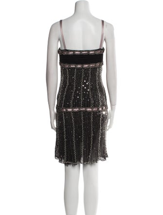 LILLIE RUBIN Silk Mini Dress