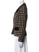 LILLIE RUBIN Wool Houndstooth Print Blazer