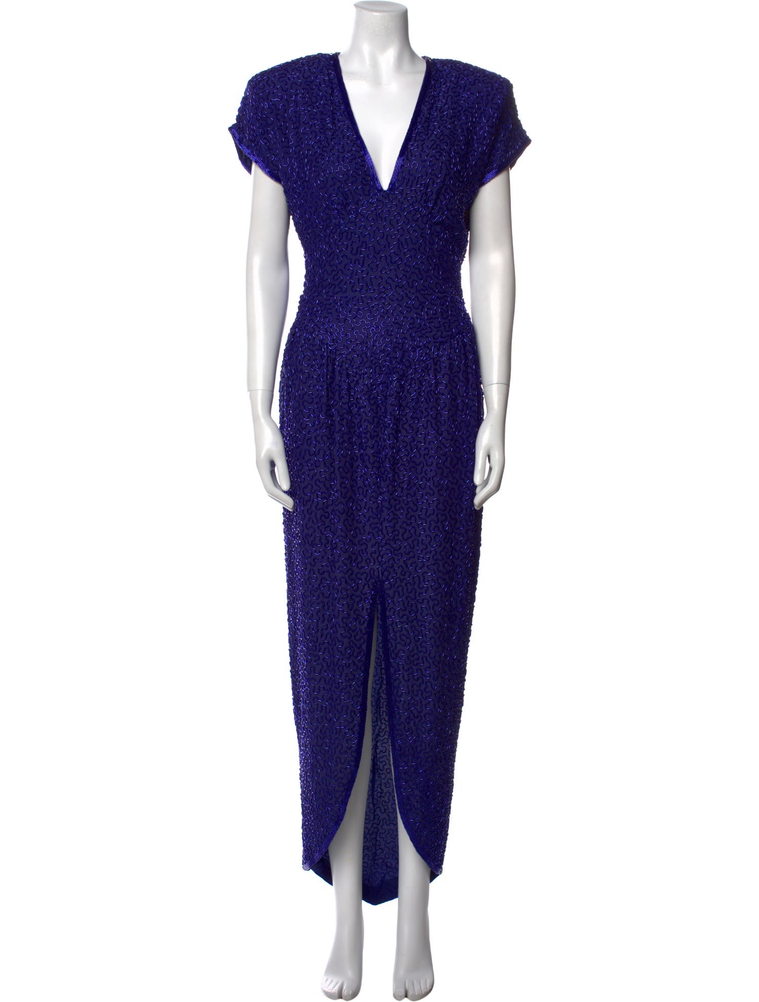 LILLIE RUBIN Printed Long Dress