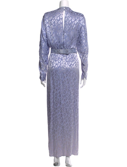 LILLIE RUBIN Printed Long Dress