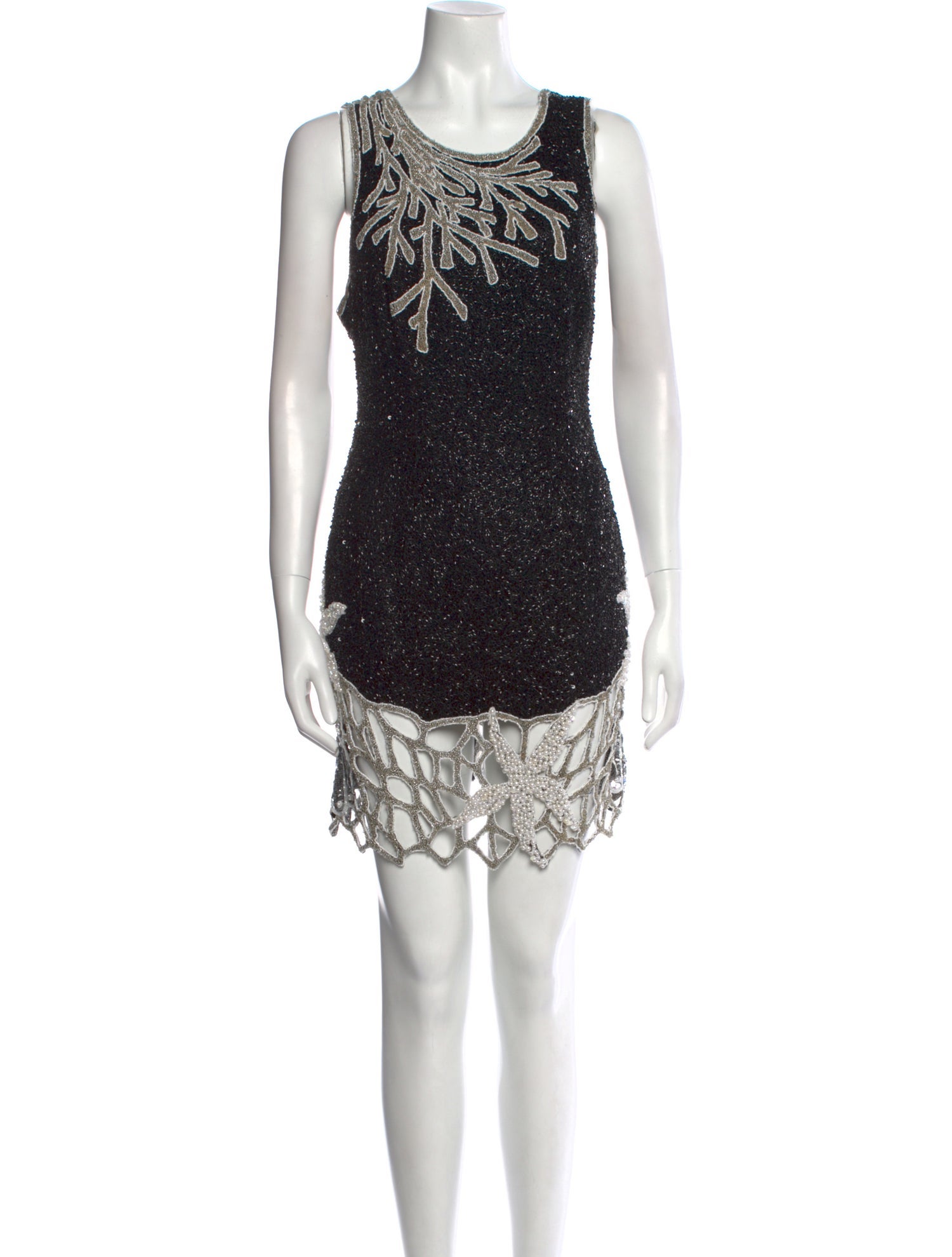 LILLIE RUBIN Patterned Mini Dress