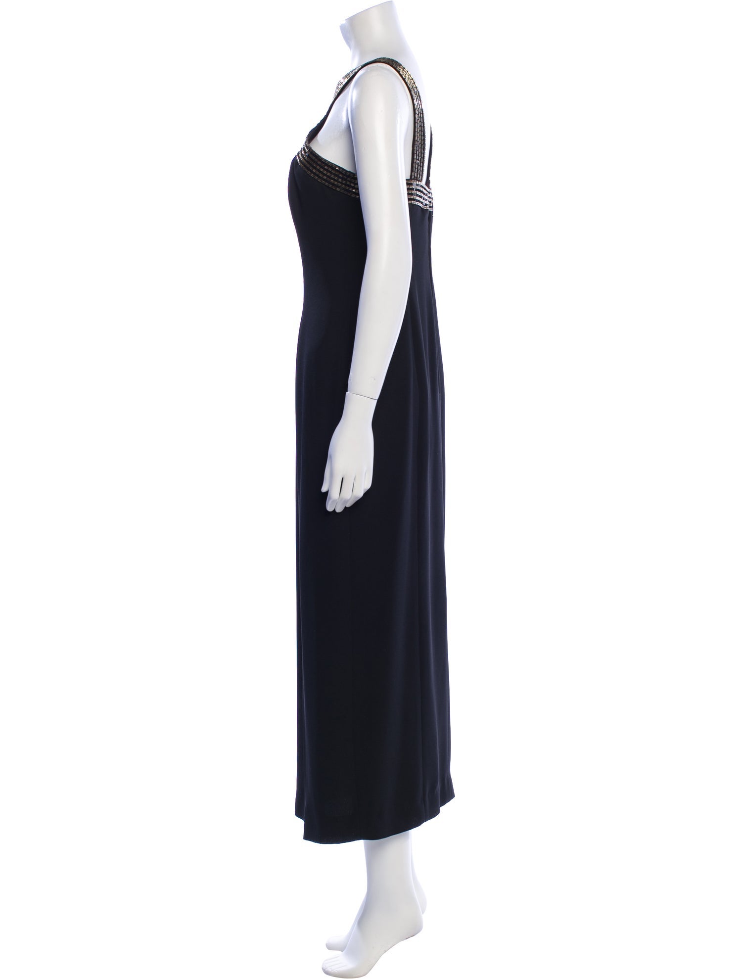 LILLIE RUBIN Halterneck Long Dress