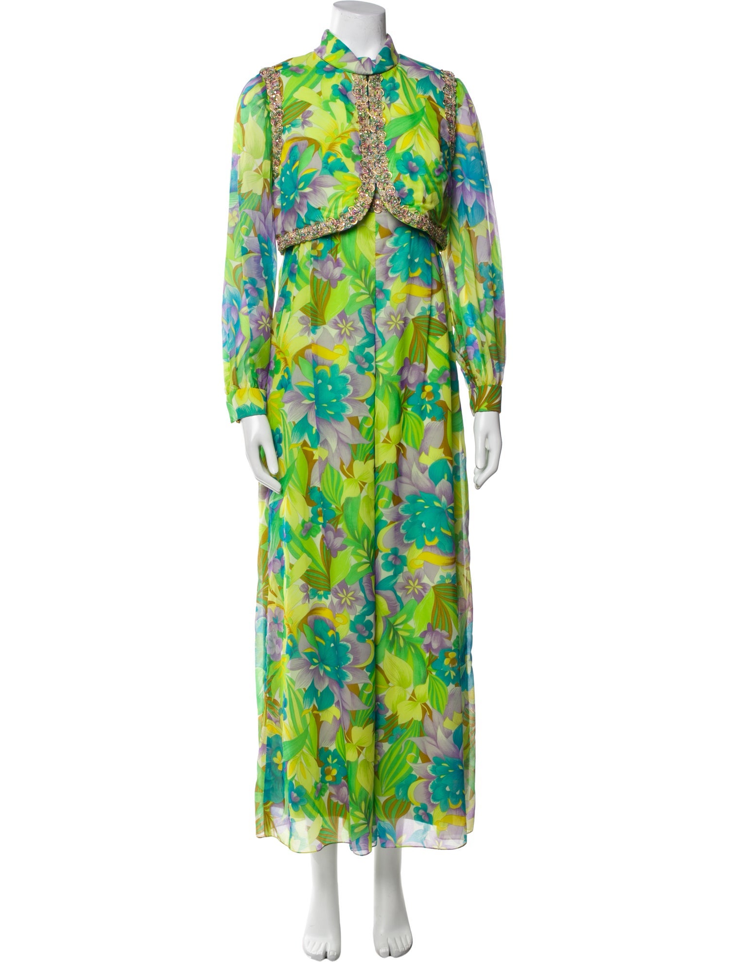 LILLIE RUBIN Floral Print Set