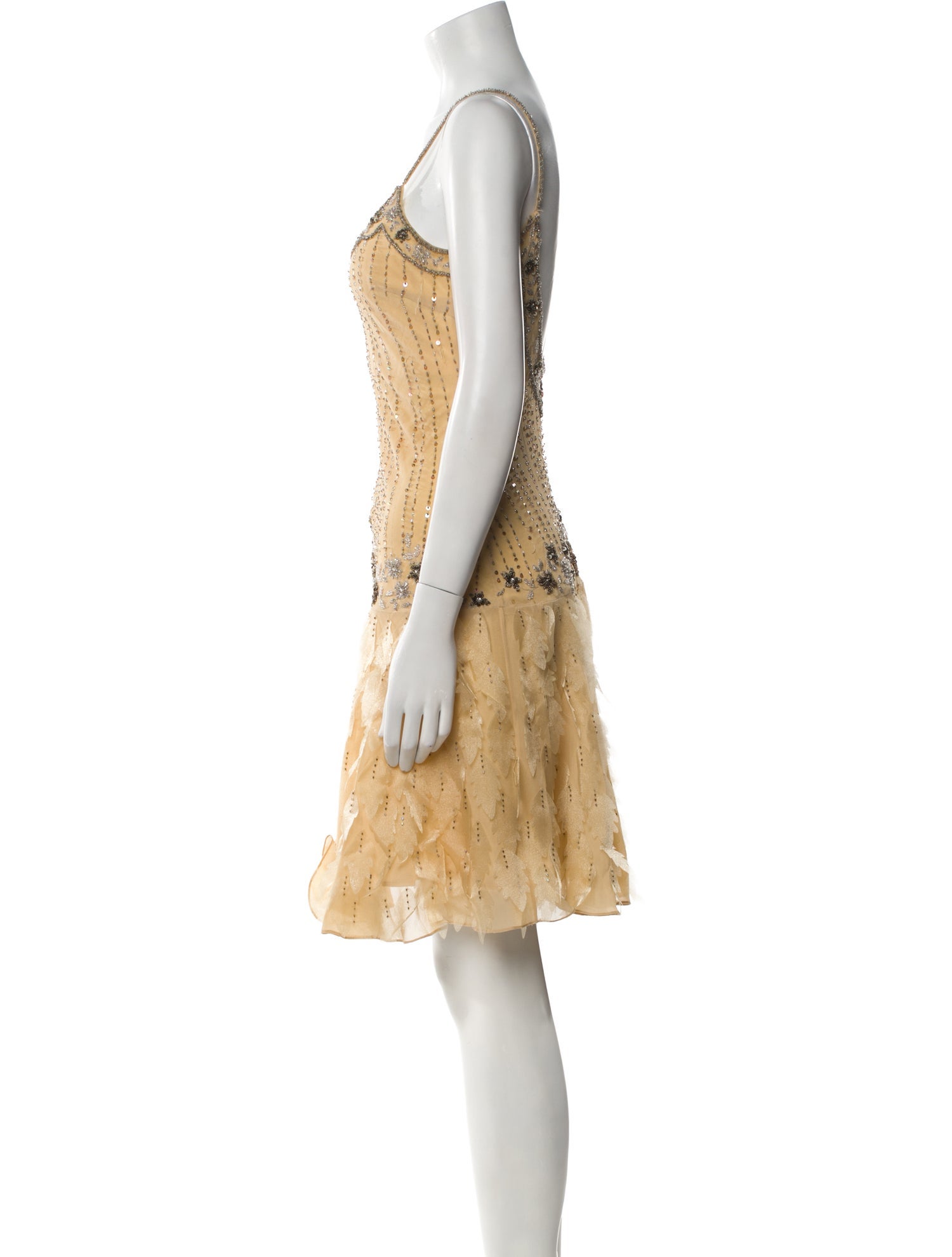 LILLIE RUBIN Silk Mini Dress