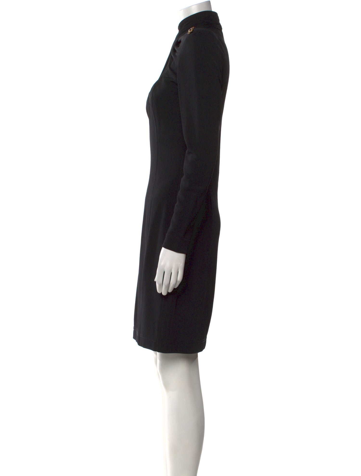 LILLIE RUBIN Turtleneck Knee-Length Dress