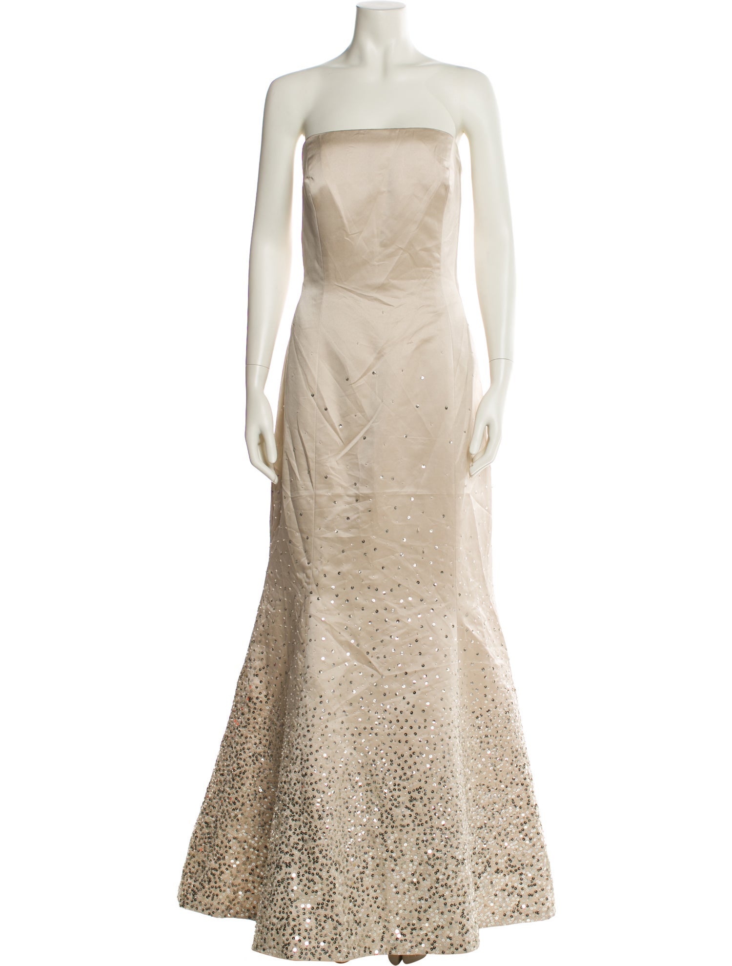 LILLIE RUBIN Strapless Long Dress