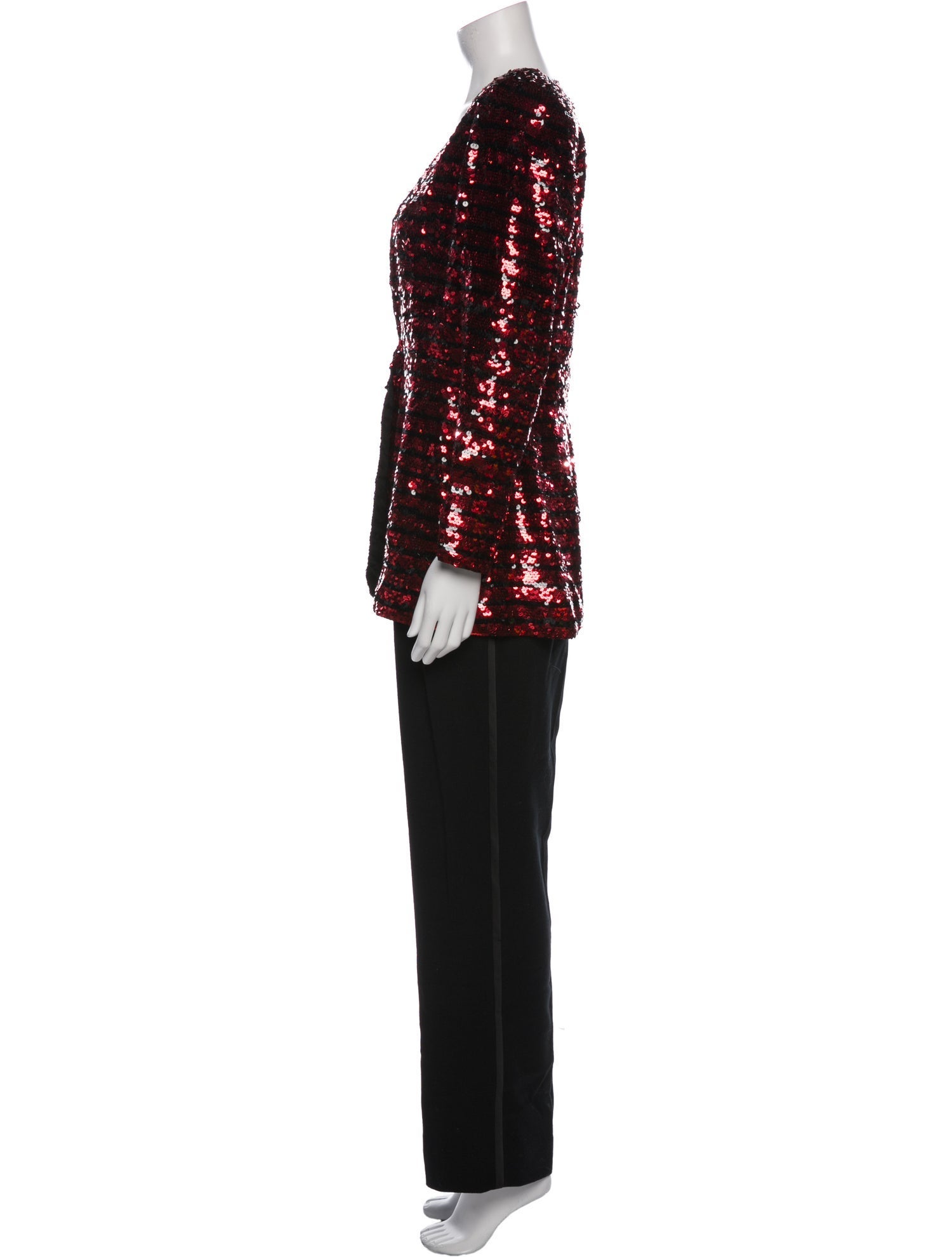 LILLIE RUBIN Sequin Patterned Pantsuit