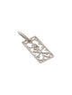 Loree Rodkin 18K Diamond Skull & Crossbone Rectangle Pendant