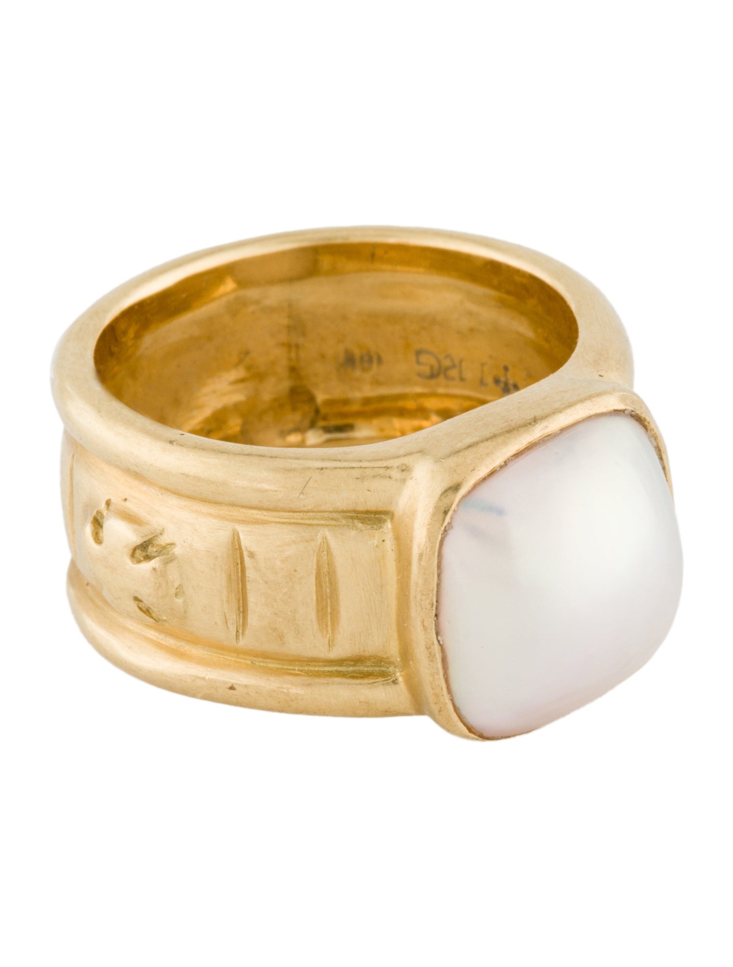 Loree Rodkin 18K Pearl Cocktail Ring