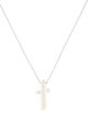 Loree Rodkin Pearl & Diamond Cross Pendant w/c Unbranded Chain
