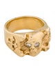 Loree Rodkin 18K Diamond Skull Ring