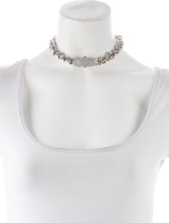 Loree Rodkin 4.31ctw Diamond Link Choker Necklace