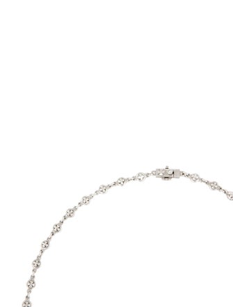 Loree Rodkin 18K Diamond Accented Mini Maltese Cross Link Chain Necklace