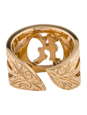 Loree Rodkin 18K Diamond 'K' Initial Band