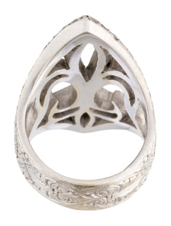 Loree Rodkin 18K 1.61ctw Diamond Fleur de Lis Ring