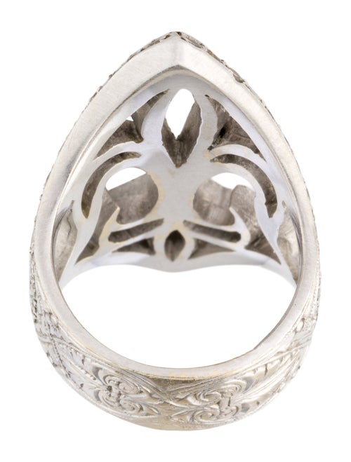 Loree Rodkin 18K 1.61ctw Diamond Fleur de Lis Ring