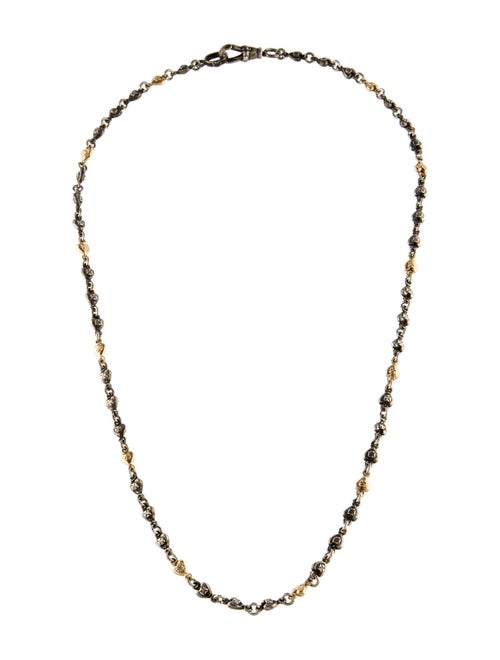 Loree Rodkin Two-Tone Heart Chain Necklace