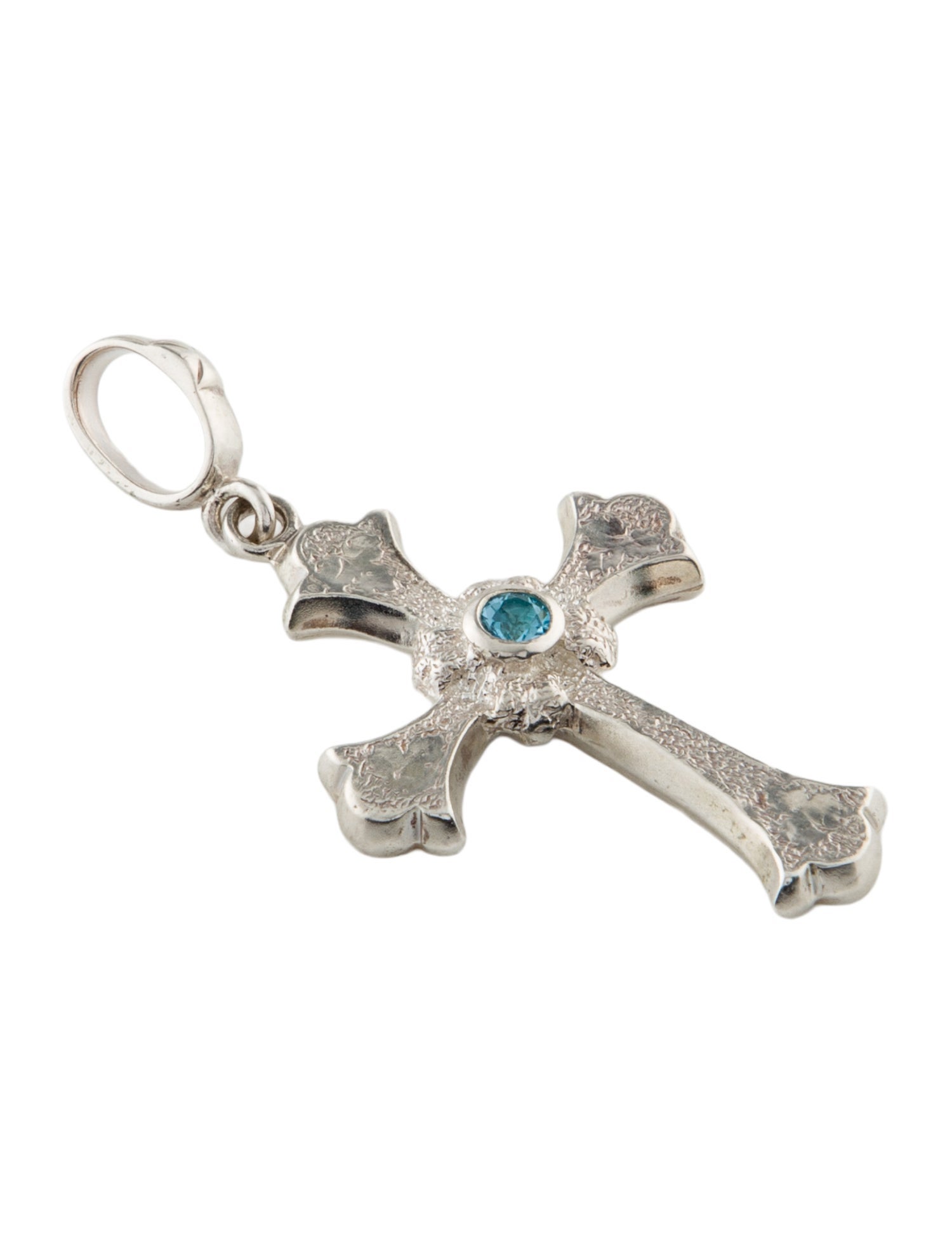 Loree Rodkin Topaz Cross Pendant