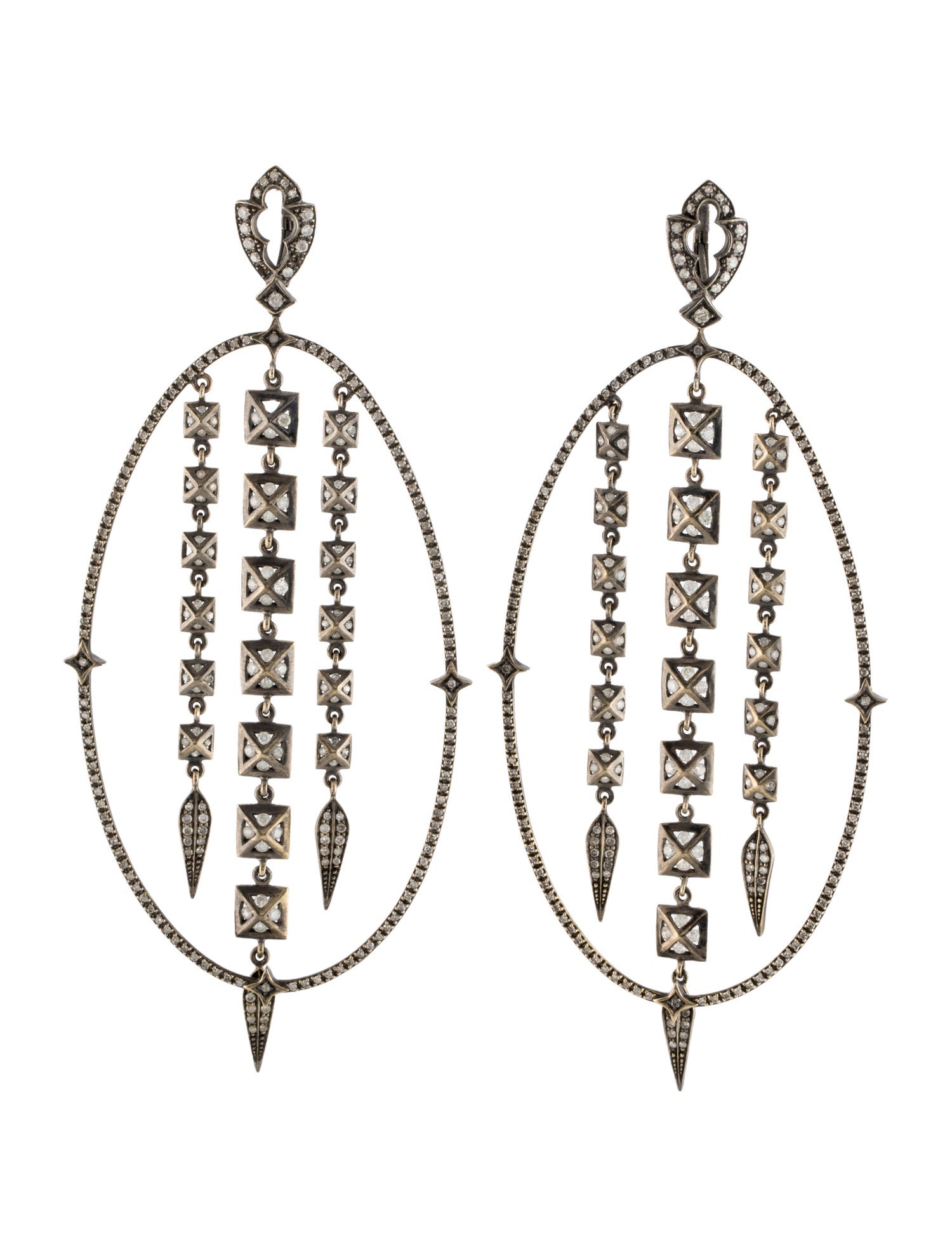 Loree Rodkin 18K 2.24cwt Diamond Chandelier Earrings