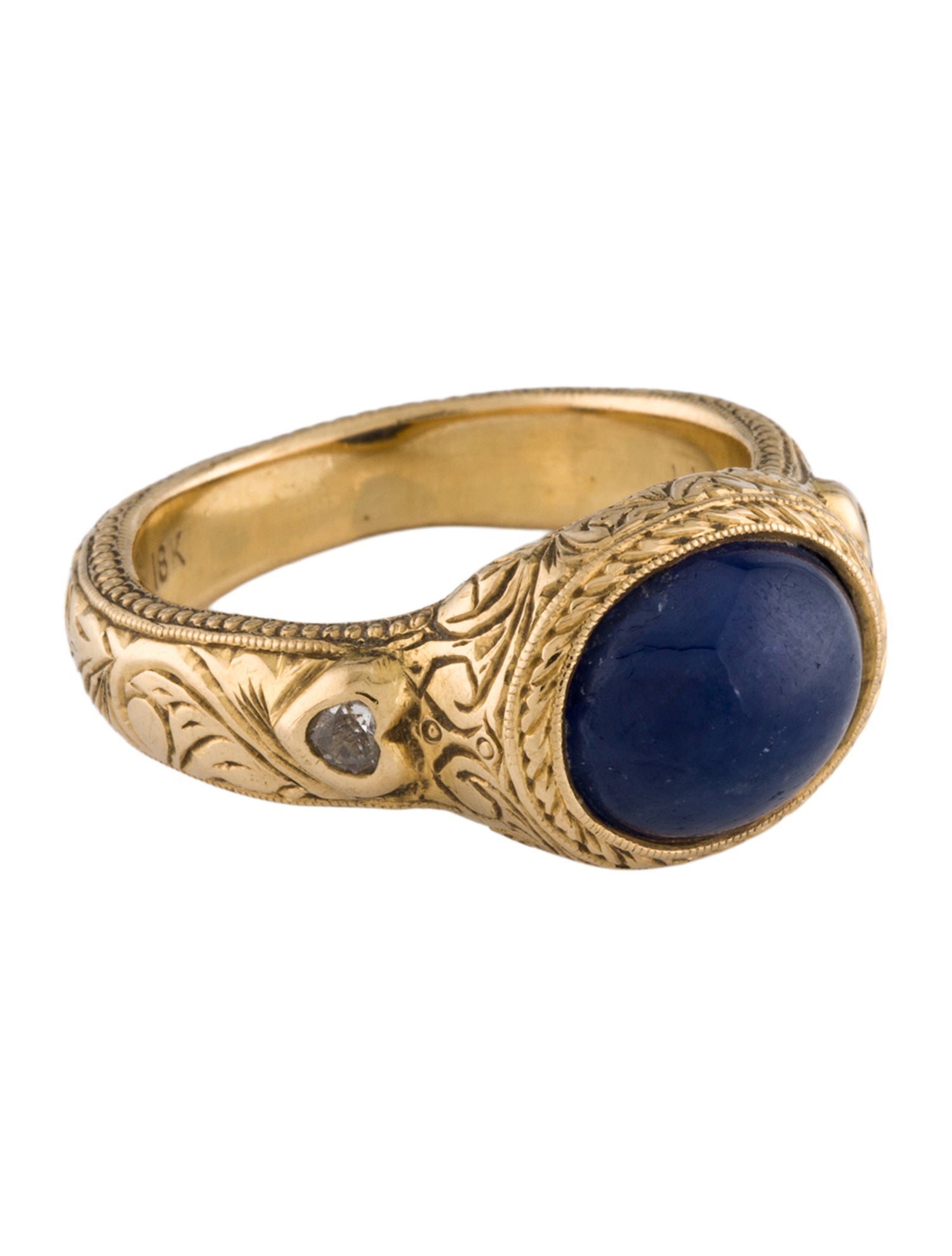 Loree Rodkin 18K Sapphire & Diamond Cocktail Ring
