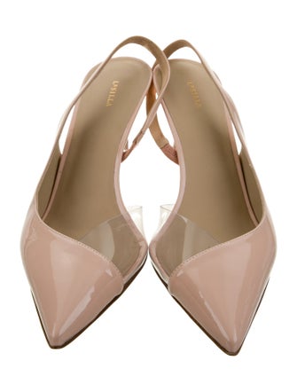 Le Silla Patent Leather Slingback Pumps
