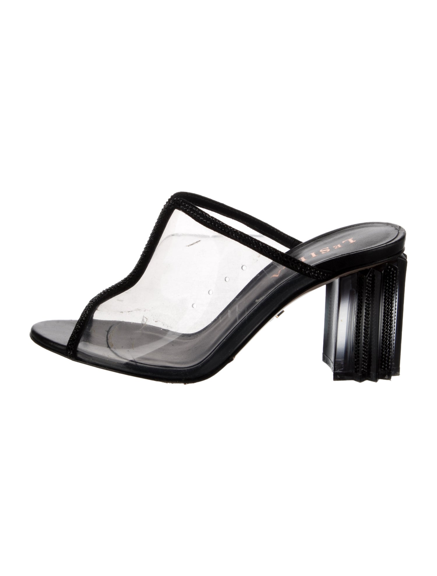 Le Silla Crystal Embellishments T-Strap Sandals