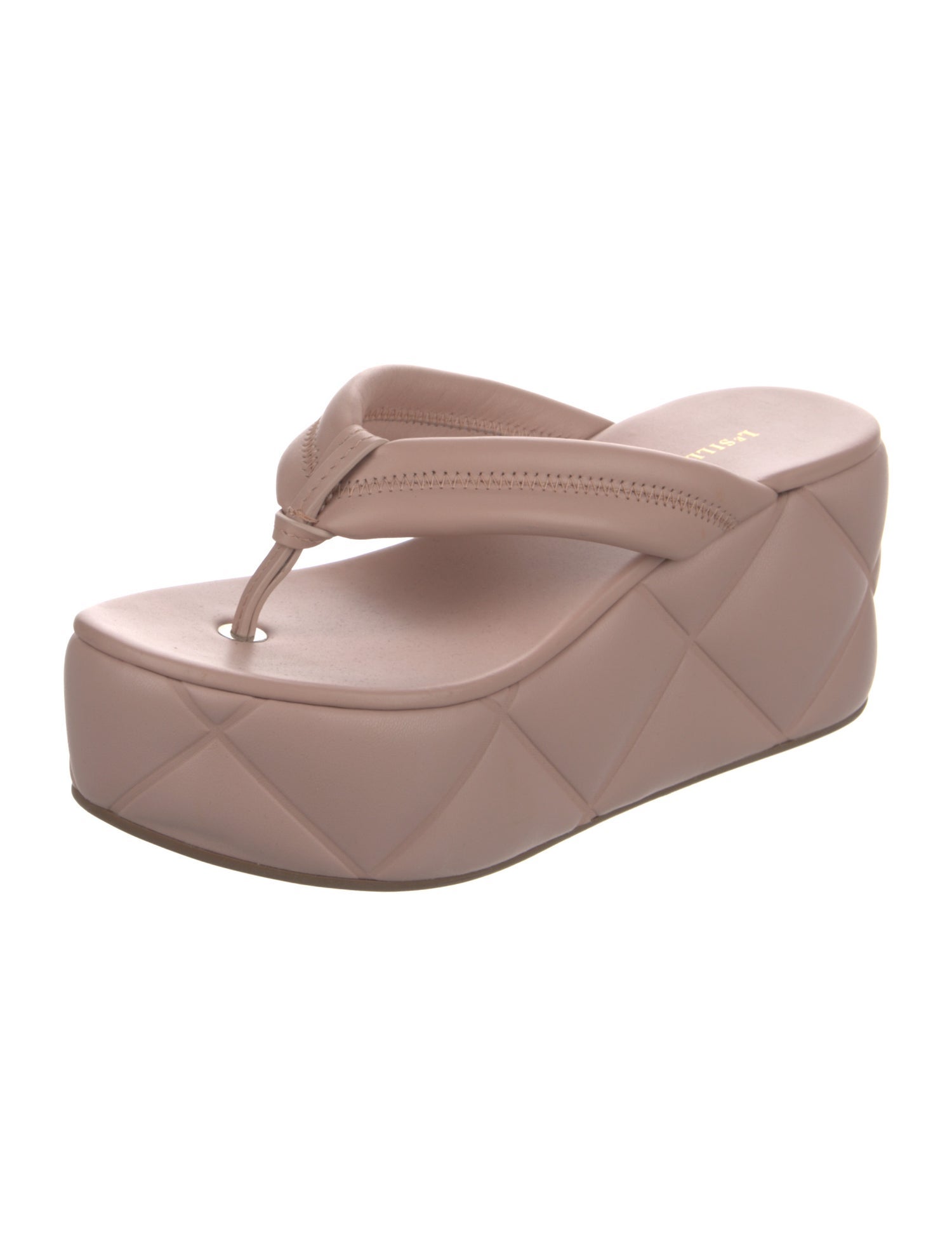 Le Silla Leather Flip Flops