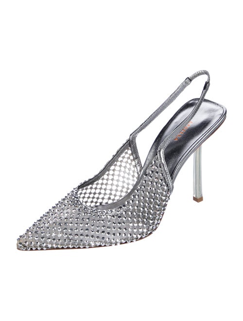Le Silla Crystal Printed Slingback Pumps