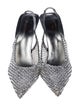 Le Silla Crystal Printed Slingback Pumps