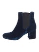 Le Silla Velvet Chelsea Boots