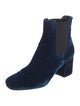 Le Silla Velvet Chelsea Boots